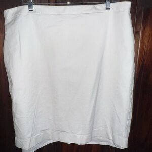 J. Crew Classic White‎ Pencil Skirt